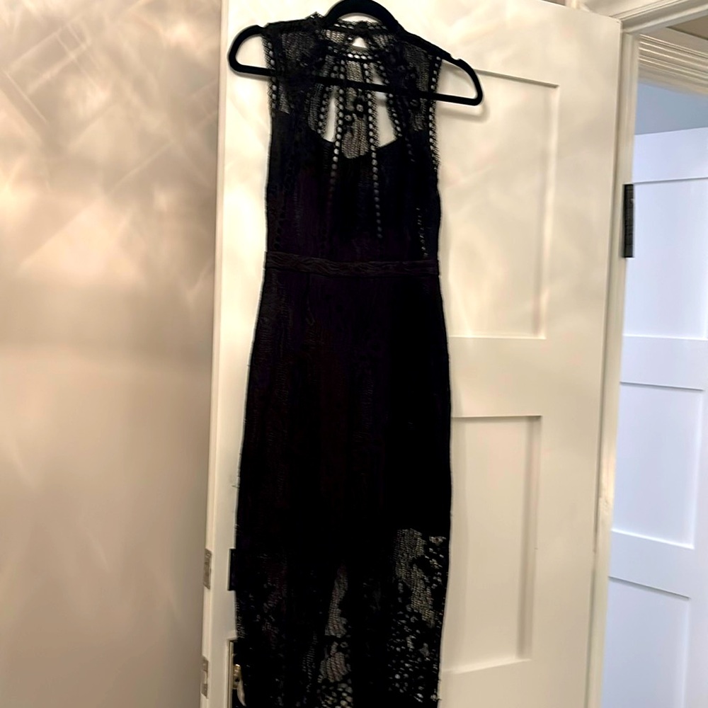 ALEXIS BLACK LACE DRESS